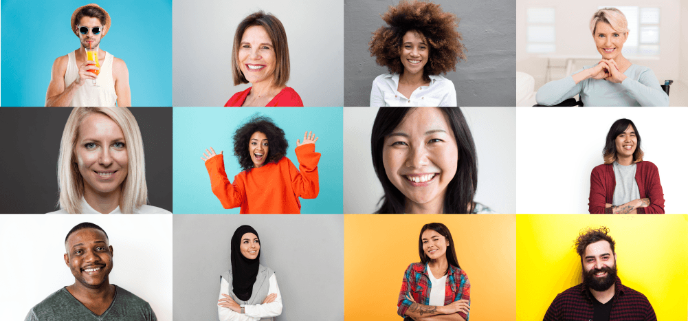 Multiple people for diversity and inclusion